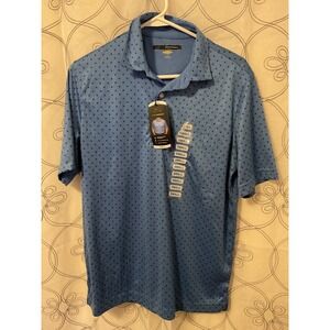 Greg Norman Men's Performance Polo‎ Blue Shirt Size Small